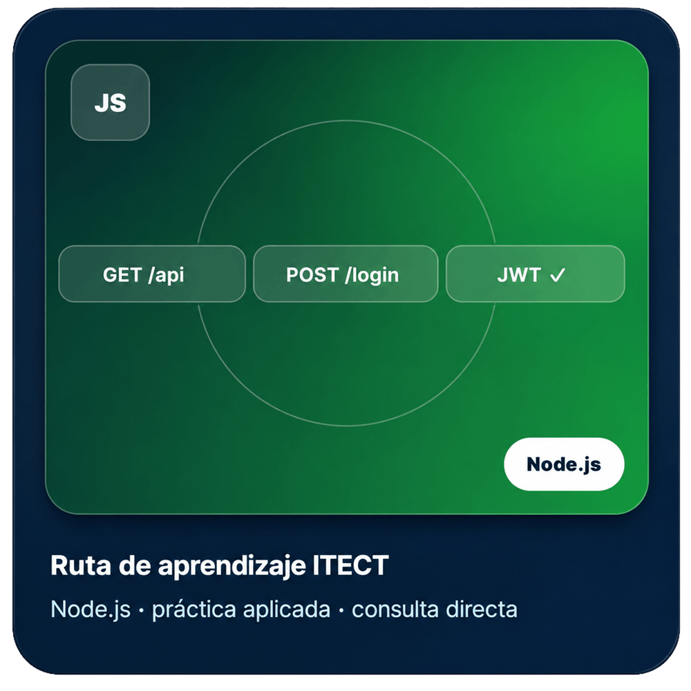 Taller de Node.js online de ITECT Perú